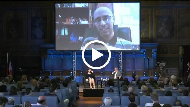 ولد صلاحي يلقي من نواكشوط محاضرة ضمن فعاليات المؤتمر العالمي للصحافة، الجاري حاليا في إيطاليا&nbsp;(فديو)