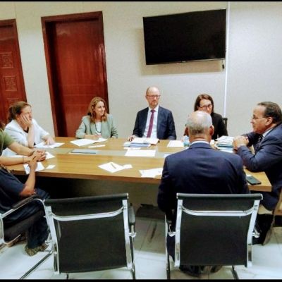 الامين العام لوزارة الاقتصاد يستقبل وفدا من المكتب الدولي لمكافحة المخدرات و&nbsp;الجريمة