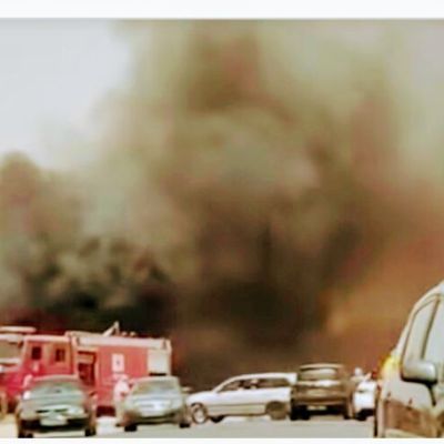نواكشوط:حريق هائل يأتي على محطت وقود بالكامل قرب مقر الوزارة&nbsp;الأولى